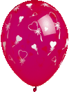 30 cm coeurs volants